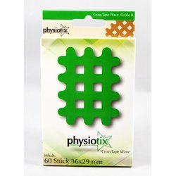 (0,17 &euro;/Stck) Physiotix Cross Tape Wave A,B,C in...